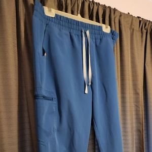 Women's Royal Blue Zamora - High Waisted Scrub Pants - L / Royal Blue